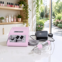Ponceuse à ongles professionnelle portable JD500 35W avec moteur à balais, brosse en plastique, 30000 tr/min, certifiée CE/RoHS, garantie 1 an, US/EU/AU