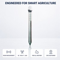 Capteur de niveau d'eau par radar sans fil avec compensation de température pour système d'irrigation agricole intelligent