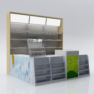 מדפי תצוגה דו צדדית מותאמת אישית מדפי מדף תצוגה בסופרמרקט חנות מכולת סופרמרקט מדף גונדולה - Product Image 2