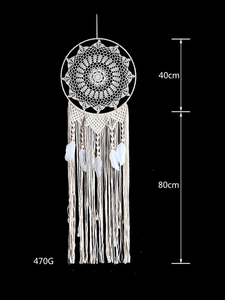 Dream Catcher <span class=keywords><strong>Macrame</strong></span>; Crystal Dream Catcher;Big Dream Catcher - Product Image 2
