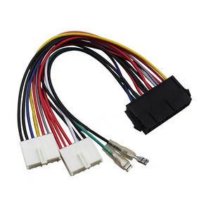 ทั่วไป20P ATX ไปยังที่2-Port 6-PIN อะแดปเตอร์18AWG สายไฟเข้ากันได้กับ286 386 486 586 - Product Image 5