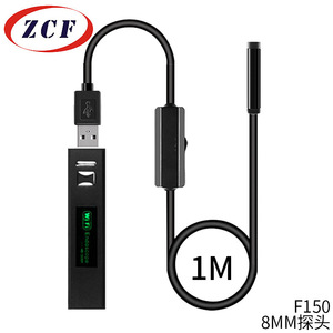 Industrial Endoscope 8mm Probe 10m Length With 8LED <b>Light</b> For Pipeline Inspection USB Powered - Product Image 4
