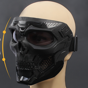 Crâne Horreur Casque <span class=keywords><strong>Masque</strong></span> Hors Route Moto Lunettes Sport Équitation <span class=keywords><strong>Harley</strong></span> Lunettes <span class=keywords><strong>Masque</strong></span> Moto Équitation Lunettes Tactique Casque - Product Image 2