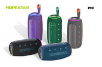 Enceinte portable Bluetooth Hopestar P90 70W avec lumière rythmique RGB, basses profondes et radiateur passif pour fêtes et camping