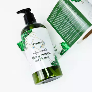 Tùy Chỉnh In Ấn Không Thấm Nước Vinyl Biểu Tượng Mỹ Phẩm Sticker Dính Lá Vàng Sang Trọng Nhãn Cuộn Cho Dầu Gội Đầu Chai Nhỏ Giọt - Product Image 2