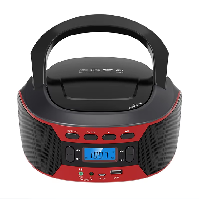 Portable All in One Cassette USB Rechargeable Radio Digital Portable CD MP3 USB Player With Subwoofer Peculiar Boombox Gift