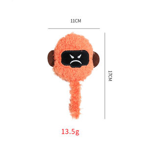 Nouveau jouet en peluche interactif pour chat, en forme de singe robot mignon et en colère, infusé à la catnip, pour le jeu - Product Image 4