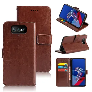 Wallet Flip Cover Leather Case For Asus ROG Phone 5 ZenFone 8 9 ZS590KS Case With Card Slots