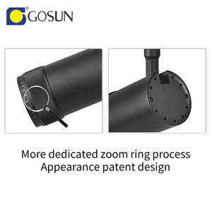 Zoomable 20W Sistema de iluminación de Arte de grado de museo Moderno 15 °-60 ° Beam 100LM/W CRI90 COB DALI incorporado 2,0 Dimming Focus Track <span class=keywords><strong>Spot</strong></span> - Product Image 6