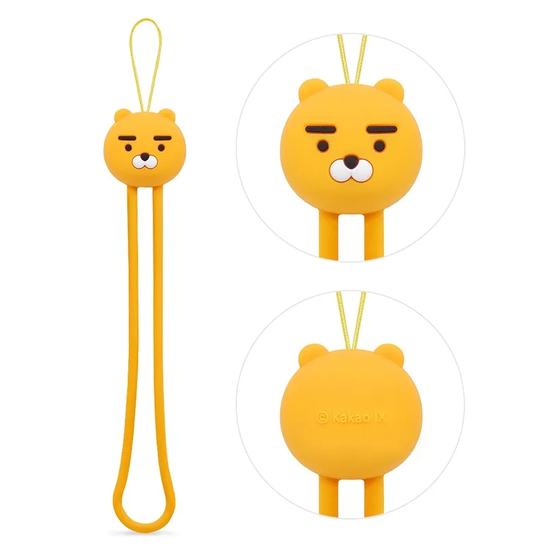 Manufacturer creative silicone hanging phone strap/mobile phone charm/cell phone strap