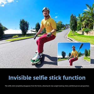 Insta360 X4 8K 360. Caméra d'action étanche panoramique pour le sport avec stabilisation IA, capture immersive 8K 360. Vidéo avec Ultra-w - Product Image 2