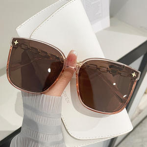 Lunettes de soleil F-Chain Clause-D5 pour femme, monture PC, verres en résine, protection UV400, type 3, style carré large - Product Image 5