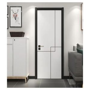 Puerta Interior Versátil Prima con Acabado de PVC, Patrón de Grano de Madera, Textura Realista para Dormitorio - Product Image 6