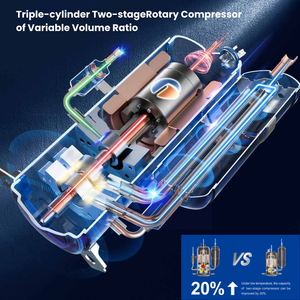 Condizionatore Split Inverter <span class=keywords><strong>Gree</strong></span> per Casa, Multi-Capacità (9K/<span class=keywords><strong>12K</strong></span>/18K/24K/36K BTU), Ultra Silenzioso con Controllo Rapido della Temperatura, Ampio Flusso d'Aria - Product Image 2