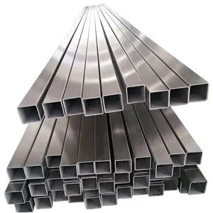 Paslanmaz çelik kare tüp 20x20 40x40 50x50 60x60 80x80 100x100 cilalı çelik boru