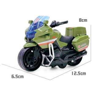 <span class=keywords><strong>Moto</strong></span> de police à inertie, résistante aux chutes, simulation transfrontalière, mini-voiture <span class=keywords><strong>jouet</strong></span> en plastique à friction, quatre couleurs au choix, pour enfants - Product Image 3