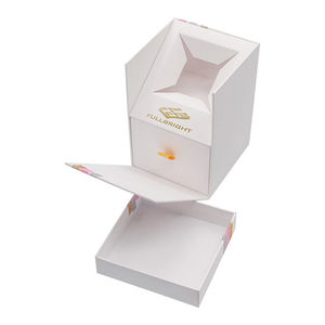 Caja de Regalo Rígida de Cartón Reciclado Ecológico con Logotipo Impreso Personalizado, Grabado en Relieve, Laminación Mate y Recubrimiento UV para Perfumes y Cosméticos - Product Image 3