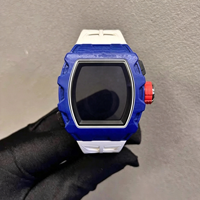 Livraison rapide de montres mécaniques personnalisées de haute qualité, boîtier tonneau, cadran multifonctionnel, montres de luxe pour hommes