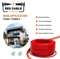 Cable Eléctrico Trenzado de Cobre 600V THHN THWN-2 MTW T90 con Aislamiento de PVC y Cubierta de Nailon 7*10AWG EESCABLE