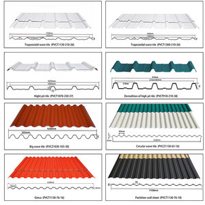 3/4 capas ASA PVC aislamiento plástico para techos hoja tradicional resina sintética teja Tejas De Upvc Teja termoacústica Pvc - Product Image 4