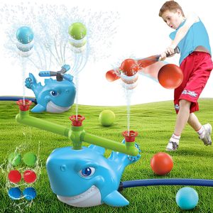 <span class=keywords><strong>Jouet</strong></span> de baleine à jet d'eau rotatif pour <span class=keywords><strong>arroseur</strong></span> de pelouse pour piscine extérieure - Product Image 1