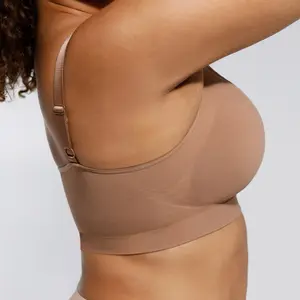 2024 New Arrival Seamless Yoga Plus Size Push Up Women Wireless Seamless Bra For Women