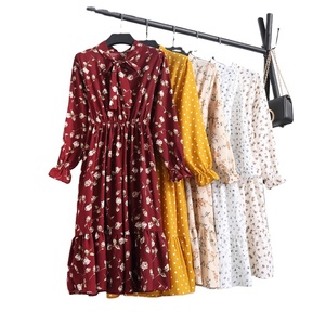 Vestidos JF Design para Mujer, Vestido Casual de Talla Grande, Manga Larga, Holgado, Elegante, Largo, ODM/OEM, Moda Casual Midi - Product Image 1