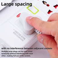 TONGXI personalizado modelo 914U 3M tira de alimentación de cable de cobre 3 salidas 3 puertos USB enchufe de extensión USB eléctrico con sobretensión