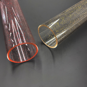 Diffusore di luce a Led estruso in <span class=keywords><strong>plastica</strong></span> per <span class=keywords><strong>paralume</strong></span> a tubo tondo in policarbonato e acrilico - Product Image 2