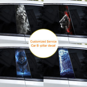 <span class=keywords><strong>Autocollant</strong></span> universel auto-adhésif pour fenêtre de voiture Fumée Lion Véhicule Vinyle Wrap Accessoire Décoration Stickers Autocollants pour voitures SUV - Product Image 6