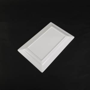 Vaisselle en mélamine A5, plat rectangulaire minimaliste pour fondue, plat rectangulaire long pour restaurant, plat de barbecue, plat de service - Product Image 4