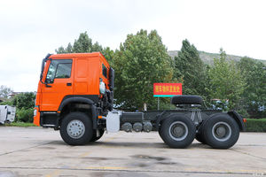 Sinotruk Howo 6x4 371 420 HP camión Tractor diésel Euro 2 estándar <span class=keywords><strong>de</strong></span> emisión <span class=keywords><strong>Mercedes</strong></span> cabeza Tractor usado camión pesado Weichai izquierda - Product Image 4