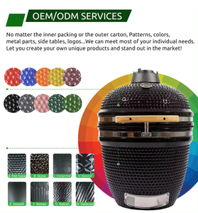 Auplex Kamado Fabricant 23 "/XL Taille Portable Fumeur BBQ Barbecue Grills à charbon de bois pour cuisine extérieure et Parrillas - Product Image 5