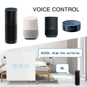 Application de maison intelligente, té<span class=keywords><strong>l</strong></span>écommande vocale, Alexa, Google Glass, panneau tactile, Zigbee, WIFI, interrupteur pour rideaux, volets roulants, stores - Product Image 2