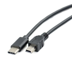 USBC để Mini <span class=keywords><strong>USB</strong></span> OTG Cáp, tương thích với bộ điều khiển trò chơi, máy ảnh, GPS, Dash Cam, đen - Product Image 1