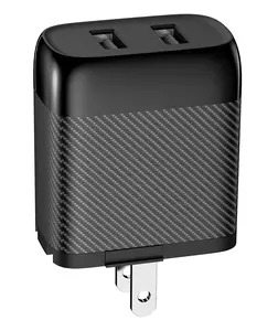 Grosir timer charger ponsel-Pabrik Grosir untuk Iphone Charger Dinding Ponsel Portabel Adaptor Uni Eropa US UK Plug Charger 3.1A Dual USB Port Dinding charger