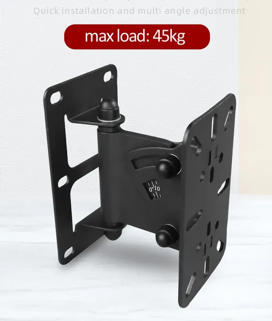 (1PC)SW-35 Strong Universal Surround Speaker Wall Mount Bracket Loudspeaker Wall Mounted Holder Tilt Rotate 20kg 44lbs