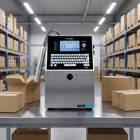 Nuova Stampante Digitale a Getto d'Inchiostro per Etichette con Alta Capacità Produttiva, 1-5 Linee, per Imballaggi Alimentari, Sacchetti di Plastica e Cartoni