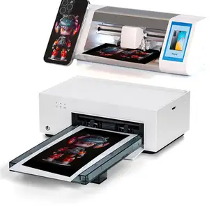 Impressora de fotos de pele para celular, inteligente, pequena, portátil, DIY, personalizada, impressão de adesivos de filme traseiro para celular