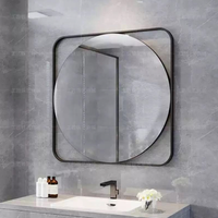 Miroir de courtoisie moderne à LED anti-buée Miroir de salle de bain avec interrupteur tactile à capteur