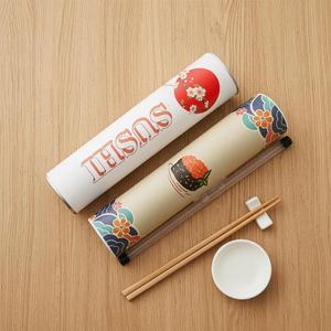 Cilindro de Papel para Envasar <span class=keywords><strong>Sushi</strong></span>, Caja de Tubo de Papel Deslizable para <span class=keywords><strong>Sushi</strong></span>, Tubo de Papel Extensible para <span class=keywords><strong>Sushi</strong></span> - Product Image 4