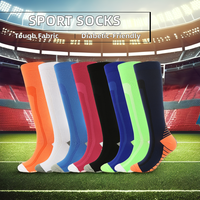 Chaussettes de compression sportives solides, chaussettes de sport tricotées avec logo personnalisable sur le bord et le corps pour la saison printanière