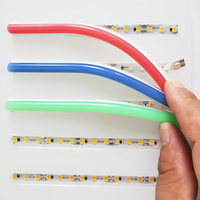 LED de deuxième génération, néon flexible de 8 mm, 12 V, silicone, avec 120 LED/m, indice de protection IP33, puissance de 6 W/m, garantie de 2 ans pour la fabrication d'enseignes au néon