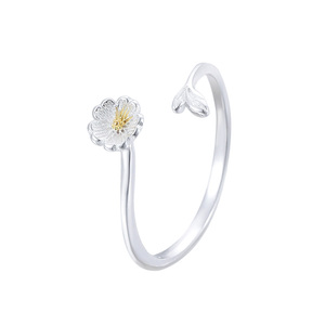Bague minimaliste géométrique en argent sterling 925 unisexe pour un usage quotidien - Product Image 1