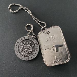 Label Anjing Koleksi Personalisasi Dua Sisi Pabrikan Logo Kustom - Product Image 3