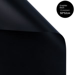 กระดาษห่อช่อดอกไม้ทำด้วยมือคุณภาพสูงสีทึบหนากระดาษงานฝีมือกันน้ำเกรดสูง - Product Image 6