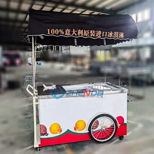Camion de Gastronomie Mobile, Stand d'Entrepreneuriat, Chariot Compact, Véhicule Promotionnel pour Hot-dogs et Limonade en Extérieur, Véhicule de Restauration Rapide - Product Image 3