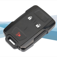 Bouton MS 3 pour Chevrolet GMC Couleur noire RC Remplacement Auto Véhicule Smart Blank Entry Remote Control Factory Car Key Fob Shell