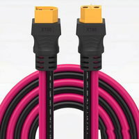Câble de charge XT60 mâle et femelle de haute qualité, connecteur, fil de cuivre pur 12AWG, 2m 3m pour divers appareils électriques