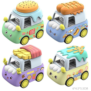 Modèle de <span class=keywords><strong>camion</strong></span> de nourriture miniature en métal populaire, chariot de desserts, voiture miniature, jouet pour enfants et souvenir décoratif pour collectionneurs - Product Image 5